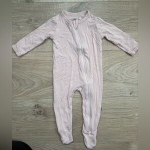 Kyte Baby Blush Pink Bamboo Footie Pajamas | 3–6 Months | Zip Sleeper